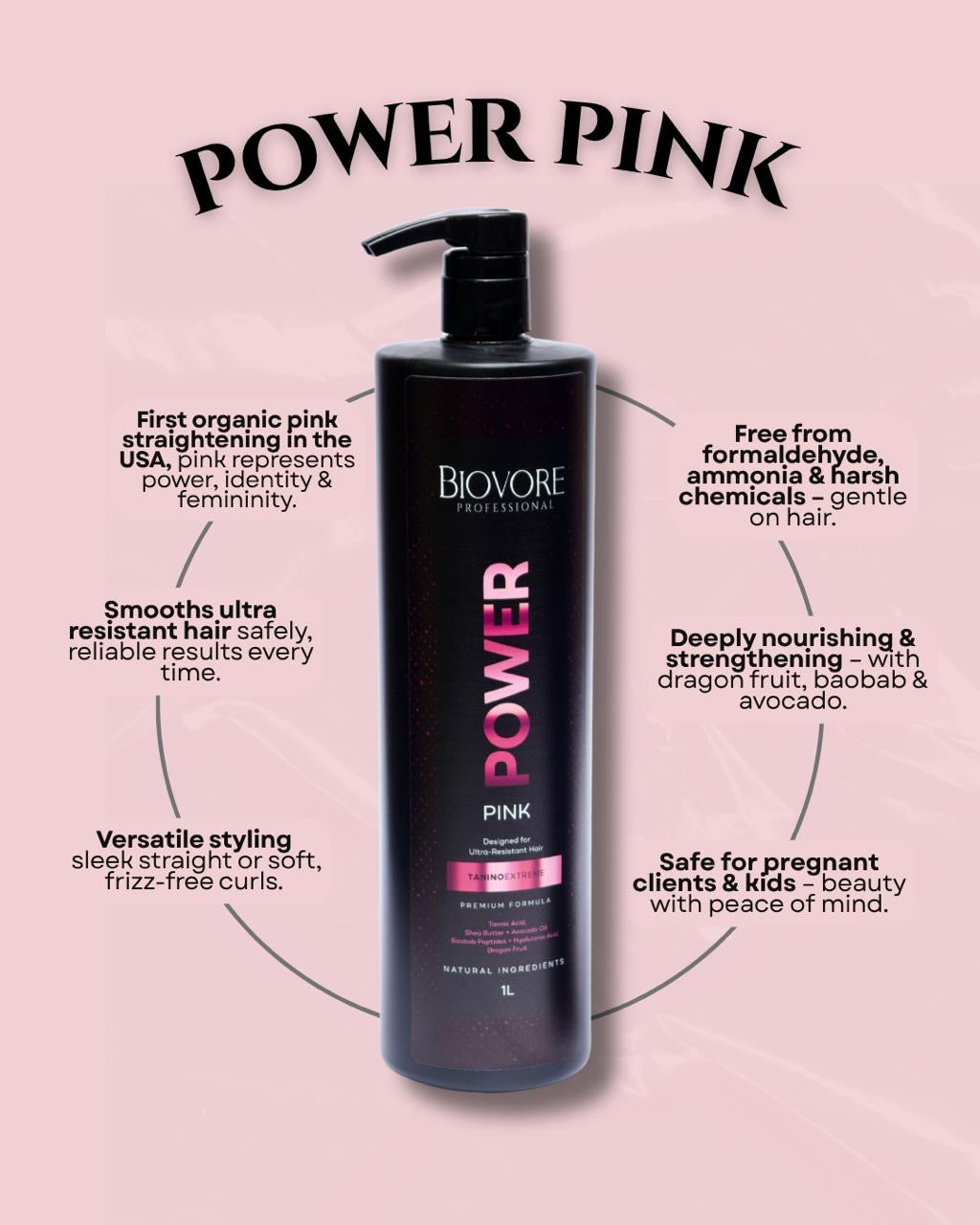 Power Pink - Designed for Ultra-Resistant hair